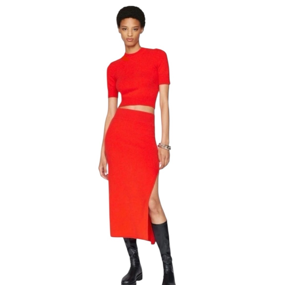 House of Harlow 1960 Vibrant Red Skirt Set NWT